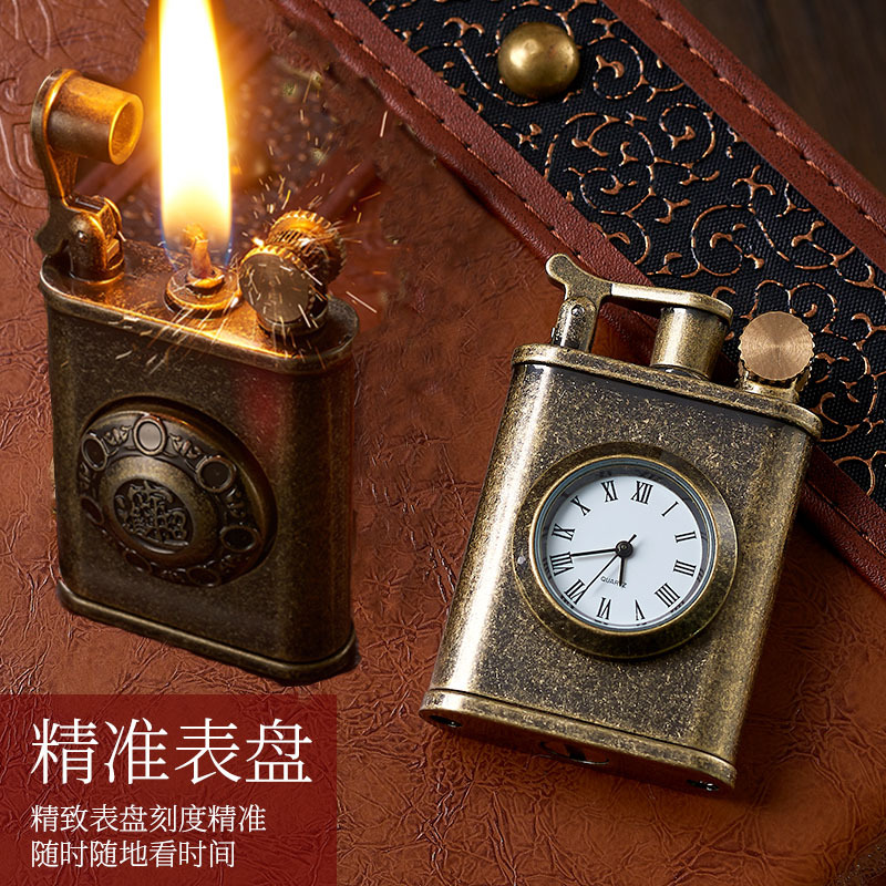 Retro Watch Kerosene Lighter M - Fire Starting Kit ulasan dan harga